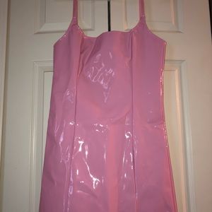 Prettylittlething pleather dress